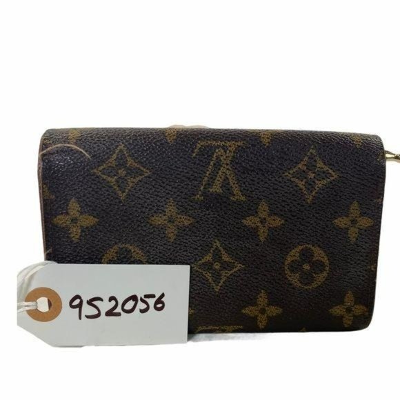 Authentic Louis Vuitton Wallet Porte Monnaie Billet Bifold Monogram LV Vintagte - Picture 2 of 11